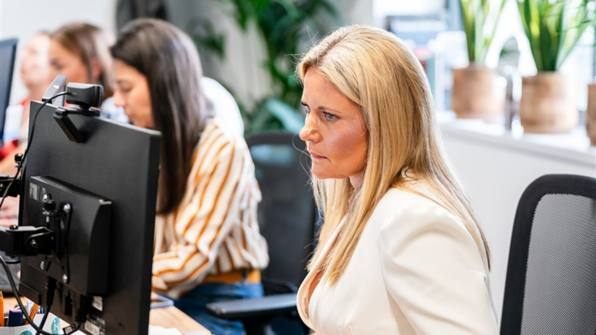 Executive recruitment agencies interviewing candidates